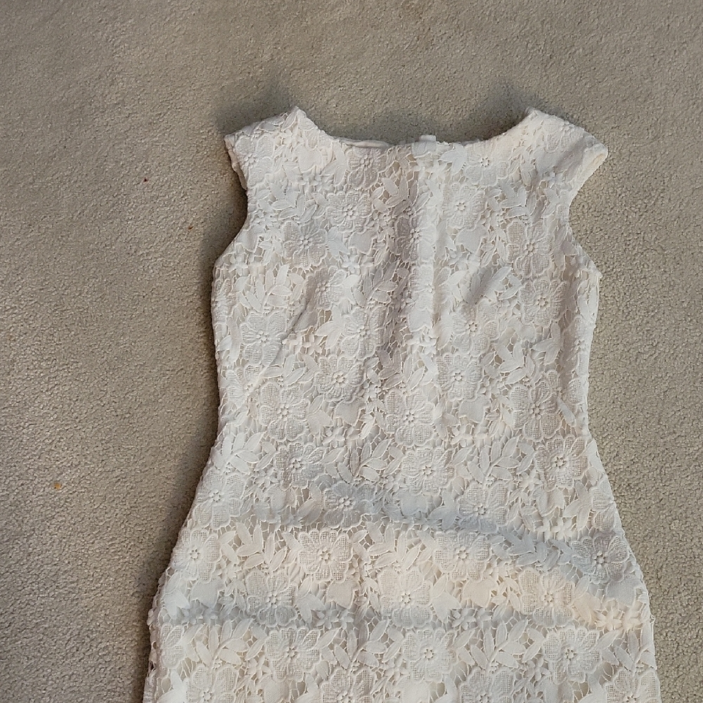 Ralph Lauren White Lace Dress